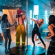 The girls give Nora (Courtney Ford) an amazing bachelorette party.
